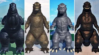 Evolution of Gojira 1954 In Roblox Games