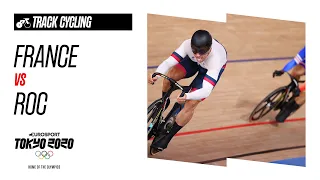 FRANCE vs ROC | Men's Sprint - Track Cycling Highlights | Olympic Games - Tokyo 2020