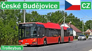 ČESKĖ BUDĖJOVICE TROLLEYBUS / Trolejbusová doprava v Českých Budějovicích 2023 [4K]