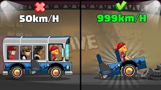 THE UNKNOWN POWER OF THE BUS !!! IN - Hill Climb Racing 2