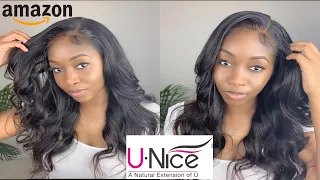 IS UNICE HAIR WORTH IT IN 2022❗️❓ QUICK UPDATED REVIEW BODY WAVE 5*5 CLOSURE AMAZON UNIT