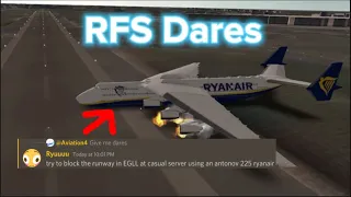 RFS Dares | 800 Subscribers Special | Real Flight Simulator