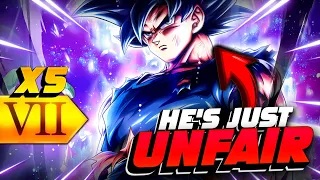 ULTRA UI Sign Goku is Just UNFAIR w/ 5x Zenkai Buffs! (Dragon Ball LEGENDS)