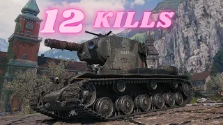 KV-2 (R) 12 Kills 6.2K Damage World of Tanks #WOT