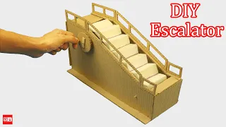 Science Projects | Escalator Working Model from Cardboard