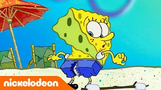 Губка Боб Золотые моменты | Порванные штаны Nickelodeon | Россия