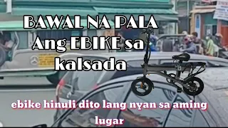 bawal na pala sa kalsada ang ebike watch this