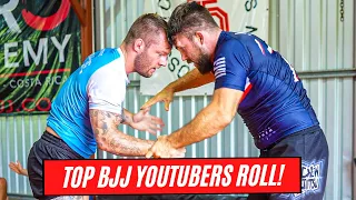 Chewjitsu & Jordan Teaches Jiujitsu Have An EPIC Roll... | BJJ Rolling Commentary