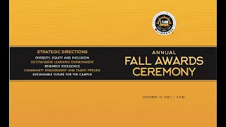 UW-Milwaukee 2021 Fall Awards Ceremony