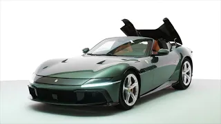 The all-new Ferrari 12Cilindri Spider Design in Verde Toscana