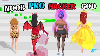 NOOB vs PRO vs HACKER vs GOD - Prom Run , Couple Run ...