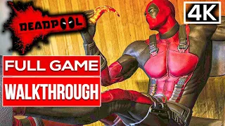 Deadpool FULL GAME Gameplay Walkthrough Longplay No Commentary [4K 60FPS] (PC UHD)