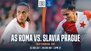 AS Roma vs. Slavia Prague | UEFA Women's Champions League 2022-23 Matchday 1 Full Match