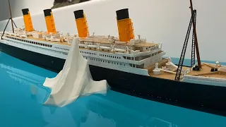 Titanic Model Sinking and Review of All Ships [ Titanic, Britannic, Carpathia ]