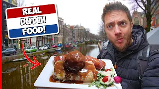 REAL DUTCH FOOD TOUR in the Netherlands! (First Time in Amsterdam)