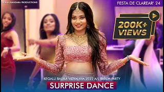 Surprise Dance - Kegalu Balika Vidyalaya 2022 A/L Batch Party | FESTA DE CLAREAR' 24 💙