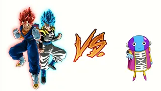 Gogeta & Vegito vs Zeno Power Levels (Outdated)