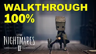 Little Nightmares 2: Complete Walkthrough 100% | Collectibles, Hats, Glitching Remains | Gameplay