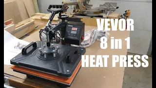 VEVOR 8 in 1 Heat Press Assemble and Review