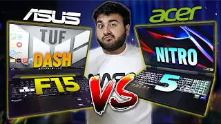 Acer Nitro 5 vs Asus TUF DASH F15 (2023)🔥| i5 12500H vs i5 12450H | RTX 3050⚡️