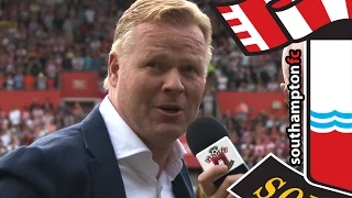 Koeman addresses fans as Saints return to St Mary's