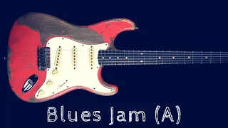 Blues Guitar Jam | Fast Shuffle Backing Track (A)