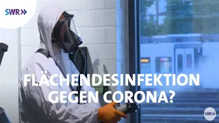Mit Chemie und Bürste gegen das Virus - Corona-Putztrupps im Einsatz | Zur Sache! Rheinland-Pfalz