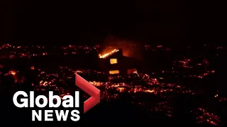 La Palma volcano: Residents lament losses as lava engulfs more homes