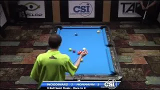 2014 CSI USBTC 9 Ball Semi Final: Skyler Woodward vs Thorsten Hohmann