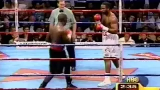 Hasim Rahman knocks out Lennox Lewis