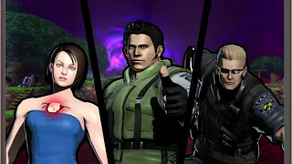 Ultimate Marvel vs Capcom 3: Jill, Chris, and Wesker arcade playthrough