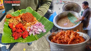 Highest Selling Biriyani Of Pondicherry | 2 Hour Main Khatam | Thokku Biriyani | Street Food Indian