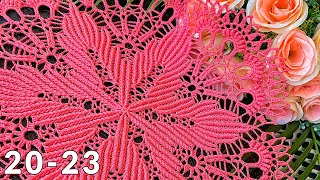 Crochet doily, Teresa, 20-23