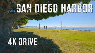 4K Drive - Downtown San Diego & Harbor [PART 2/2] - San Diego, CA (Southern California, USA)