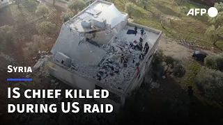 IS chief killed during US raid in Syria | AFP