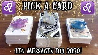 PICK A CARD LEO! *WHAT'S COMING IN 2020??* 🔮♌️😱 PSYCHIC TAROT READING