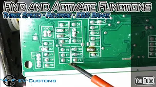 How to Find and Activate Secret Functions of BLDC Controller (Three Speed, Reverse, EBS Brake)