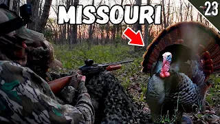 Turkey Tour Day 23 - MISSOURI Opening Day Turkey Hunt! (Gobbler Down!)