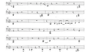 Tuba Tiger Rag (tuba part score scroll)