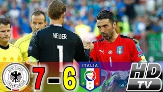 Germany vs Italy EURO 2016 Full Penalty 02/07/2016 - Full HD