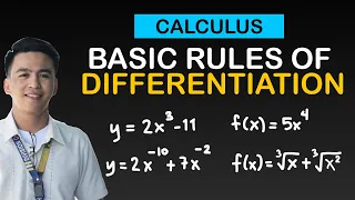 Basic Rules Differentiation - BASIC CALCULUS/ DIFFERENTIAL CALCULUS - Power Rule Derivative Constant