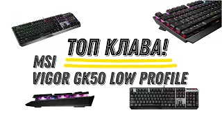 ТОП Клава! MSI VIGOR GK50 LOW PROFILE