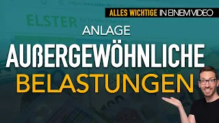 Steuer: Anlage Außergewöhnliche Belastungen 2022 ausfüllen Elster Anleitung Steuererklärung 2022