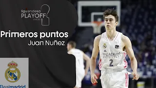 JUAN NÚÑEZ: los primeros puntos con el Real Madrid | Playoff Liga Endesa 2021