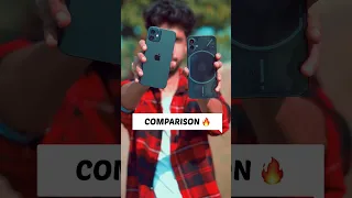 NOTHING PHONE 1 VS iPHONE 12 | CAMERA COMPARISON 🔥