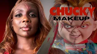 Chucky Makeup Tutorial | LAST MINUTE Halloween Costume pt 2