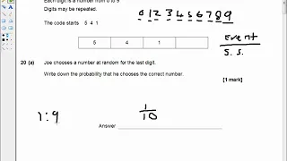 AQA GCSE 8300 2F June 2017 Question 20