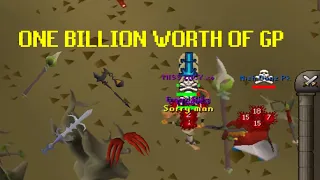 ANCIENT MACE PKING (1 BILLION GP MADE) EVERYONE GETS SMITED!