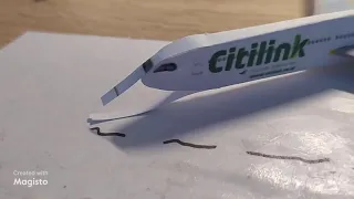 Citilink Airbus A330-900NEO papercraft (1st a330 neo livery)