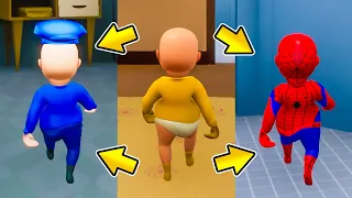 PLAYING As POLICE VS Spider-Man Baby | FULL GAME Baby In Yellow